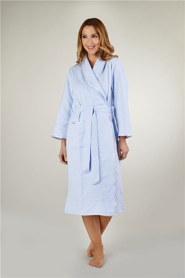 Slenderella Mock Quilt 47" Shawl Collar Wrap HC7302