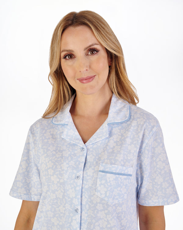 Slenderella Monoprint Jersey Pyjama PJ05103