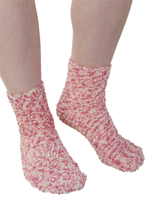 Slenderella Pastel Colour Bobble Bedsock BS152