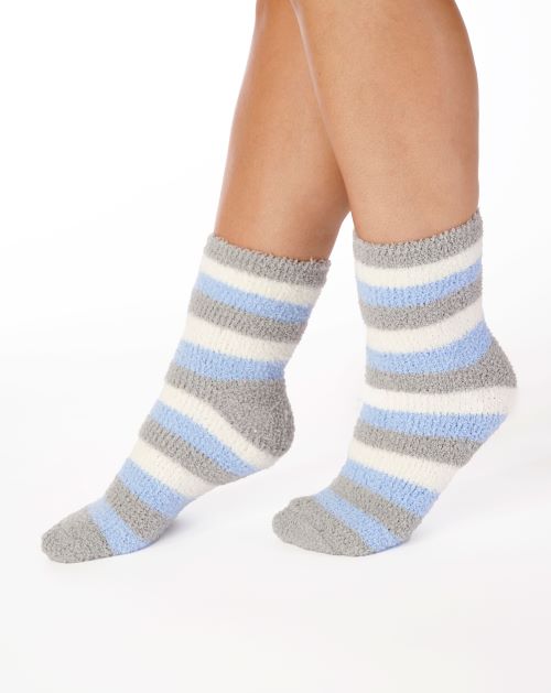 slenderella Pastel Striped Sock BS147