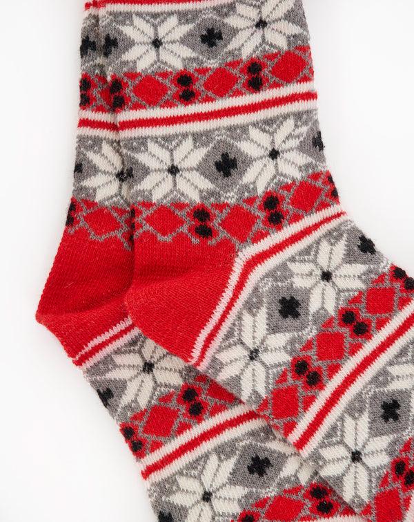 Slenderella Snowflake Pattern Bedsock BS187