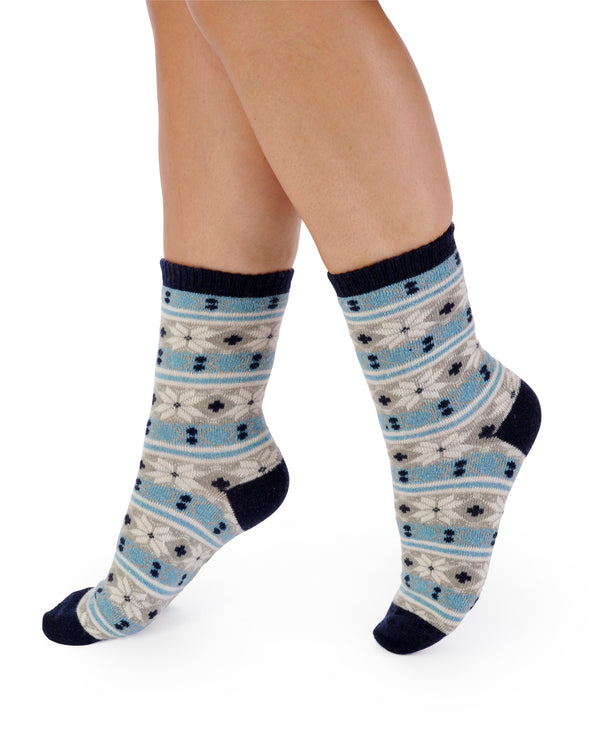 Slenderella Snowflake Pattern Bedsock BS187