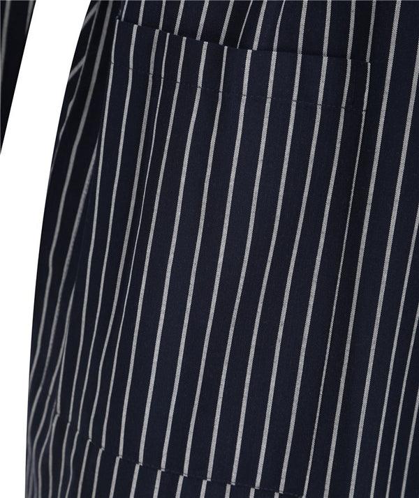 Slenderella Stripe Woven 46" Kimono Wrap WR66817