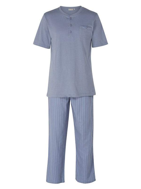 Slenderella Striped Cotton Pyjama WR7825