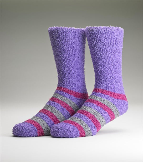 Slenderella Striped Leisure Sock LS156