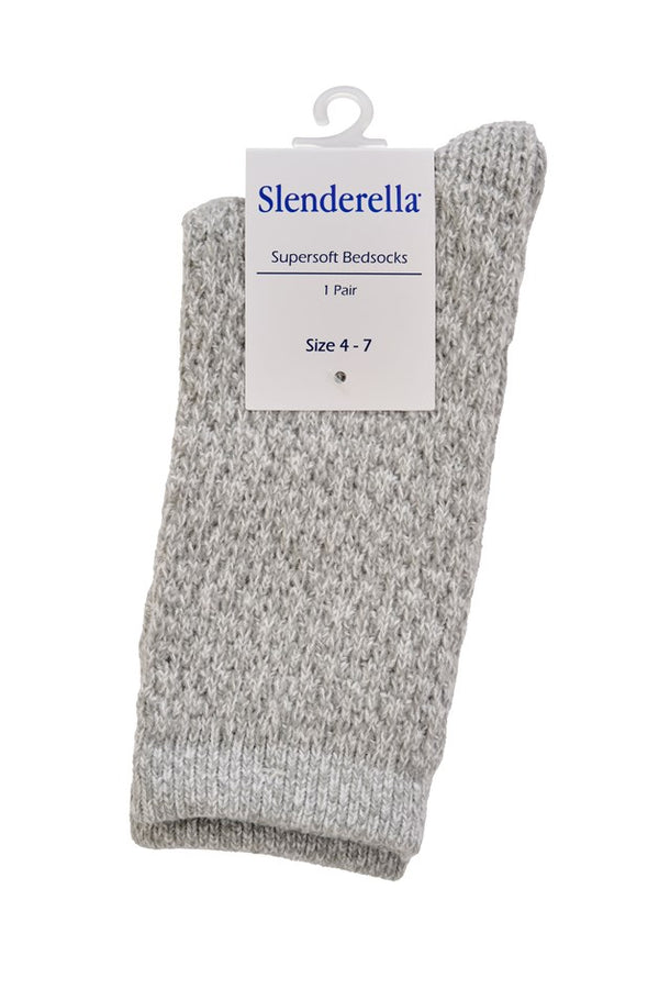 Slenderella Textured Marl Effect Bedsock BS178