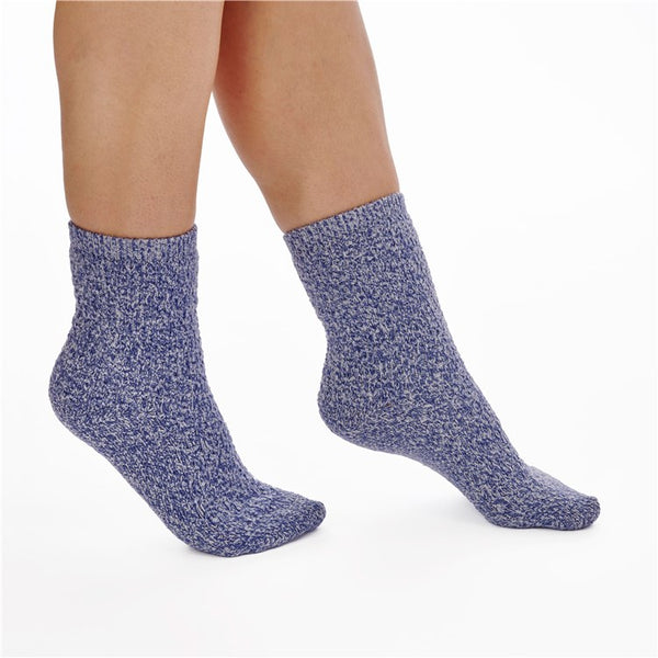 slenderella Textured Marl Effect Bedsock BS178
