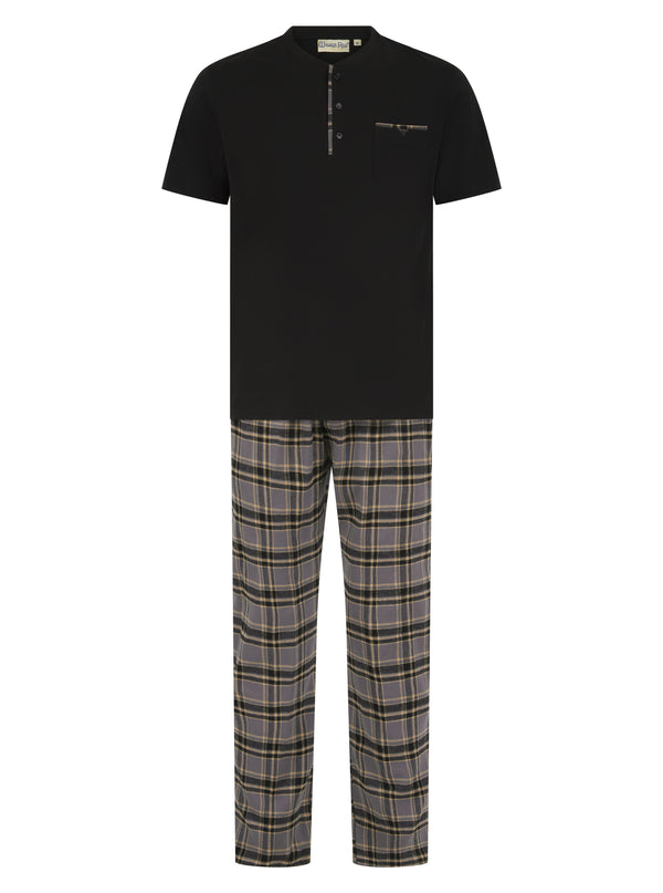 slenderella Yarn Dyed Woven Check Pyjama WR06807