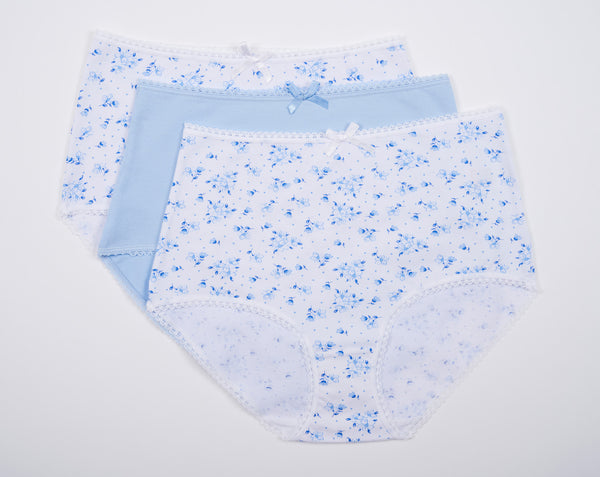 Slenderella Slenders Cotton Comfort 3Pack Full Brief BF82