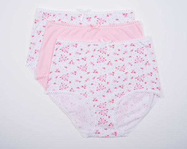 slenderella Slenders Cotton Comfort 3Pack Full Brief BF82