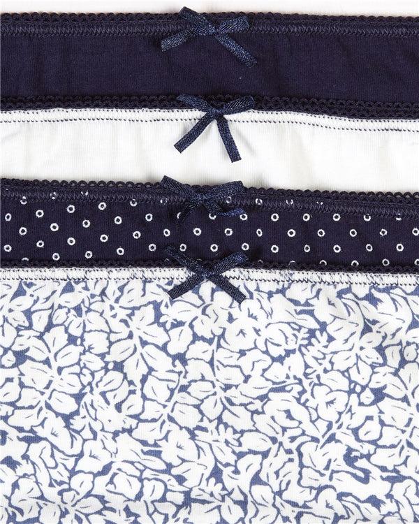 Slenderella Slenders Cotton Pattern Mini Brief BF83