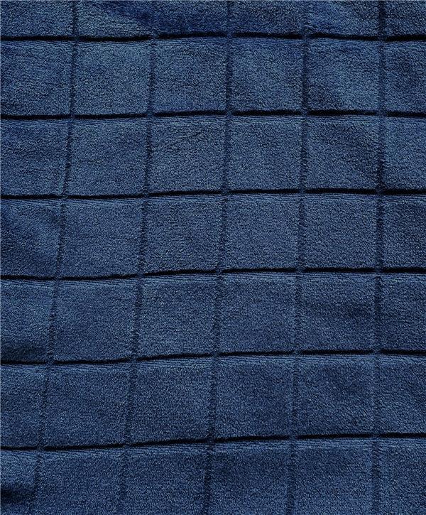 Slenderella Solid Colour Check 49" Flannel Fleece Robe WR88835