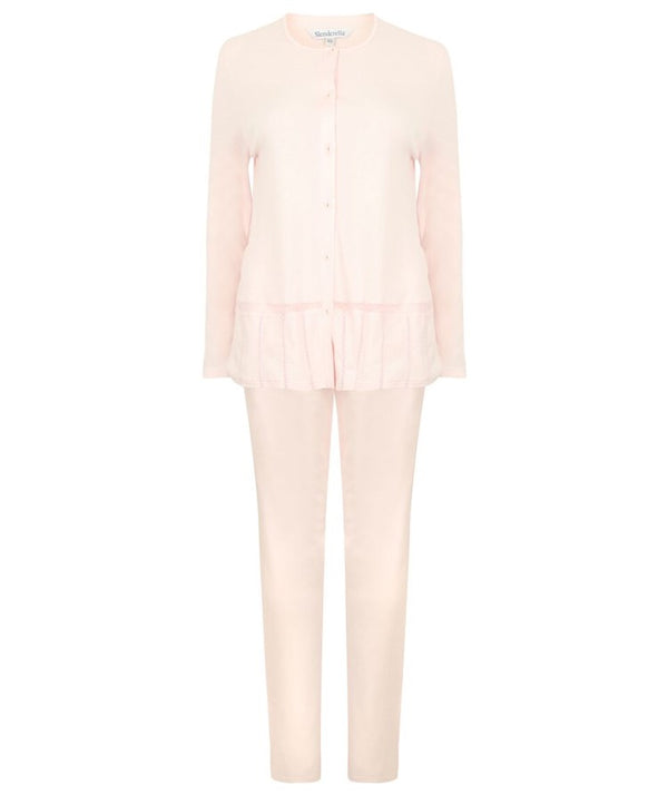 Slenderella Solid Colour Interlock Jersey Pyjama PJ2146
