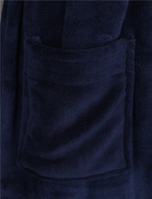 Slenderella Stitch Detail Coral Fleece 28" Bedjacket WR6831