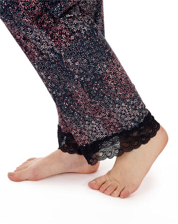 Slenderella Super-Soft Multi Print Pyjama Set GL02703