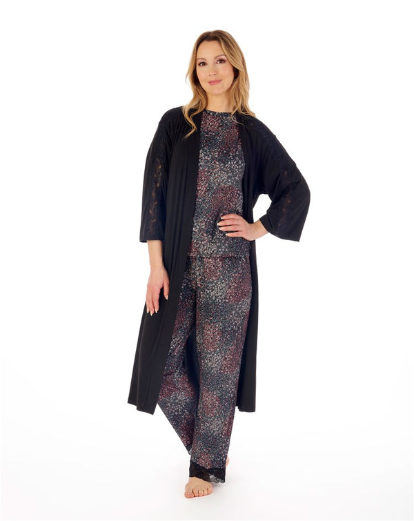 Slenderella Super-Soft Multi Print Pyjama Set GL02703