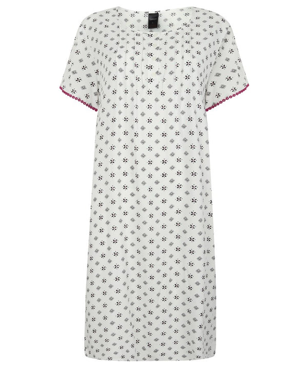 Slenderella Supersoft Geometric Print 42" Nightdress GL3711
