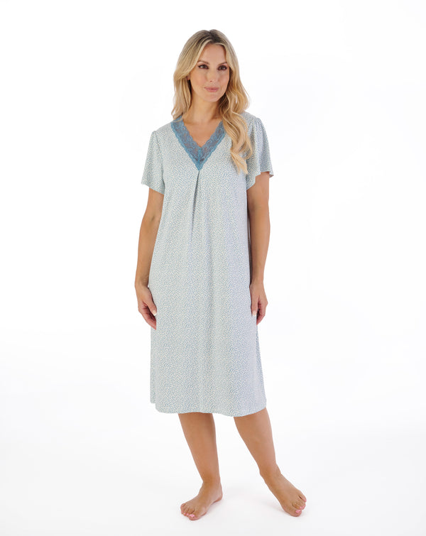 slenderella Supersoft Printed 40" Nightdress GL07702
