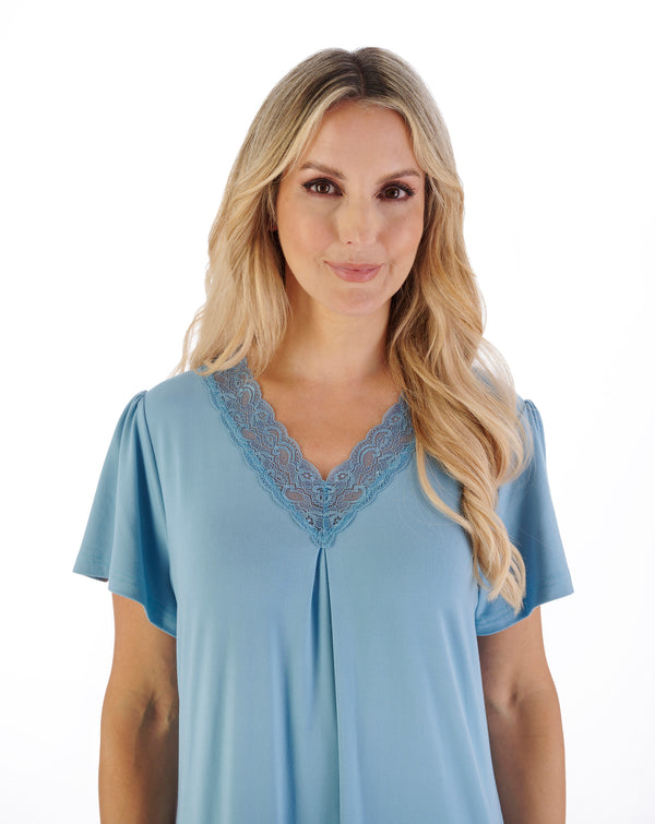 Slenderella Supersoft Solid Colour 40" Nightdress GL07702