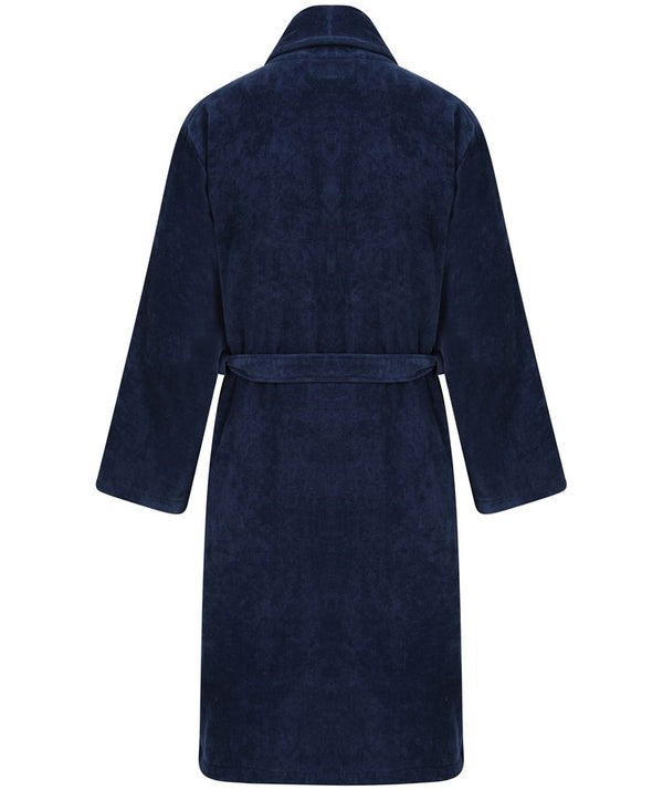 Slenderella Towelling Velour 48" Shawl Collar Wrap WR66831