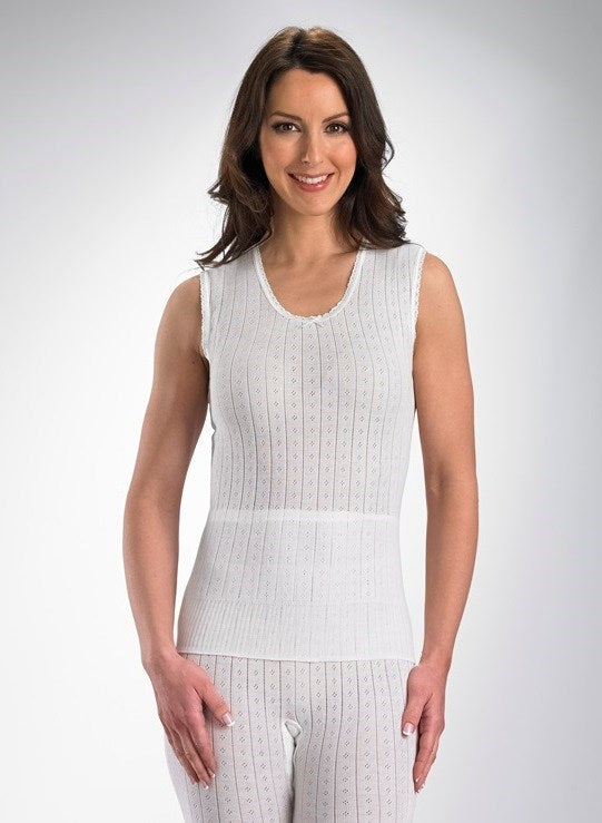 Slenderella Vedonis Fancy Knit Thermal Sleeveless Cami VUW701