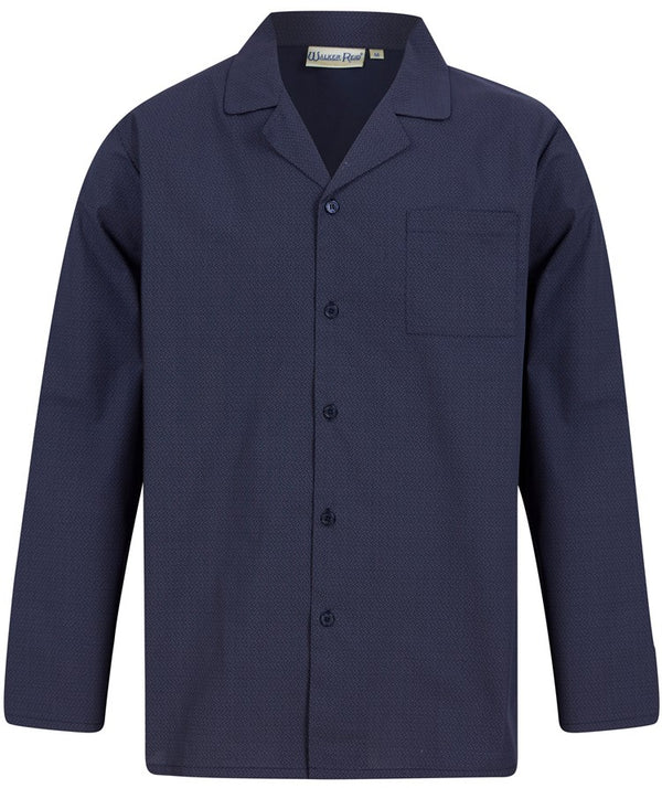 slenderella Woven Leaf Geo Print Tailored Pyjama Set WR88842