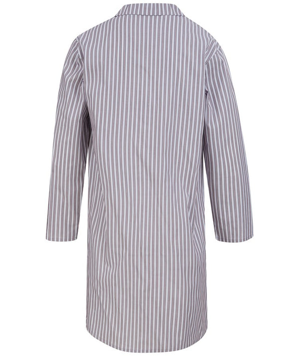 Slenderella Woven Stripe 42" Button Through Nightshirt WR88825