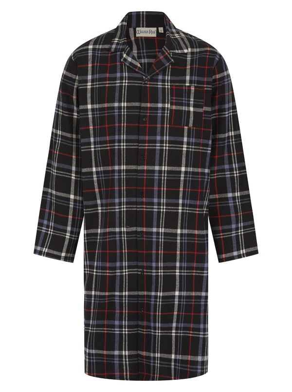 slenderella Yarn Dyed Woven Check Nightshirt WR06801