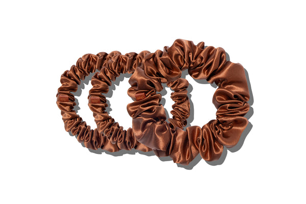 Slip Back To Basics Auburn Midi/Large Scrunchie Set