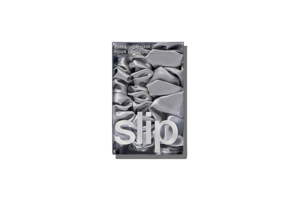 Slip Back To Basics Silver Midi/Large Scrunchie Set