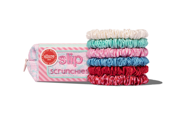 slip High Tide Skinny Scrunchies with Complimentary Pouch
