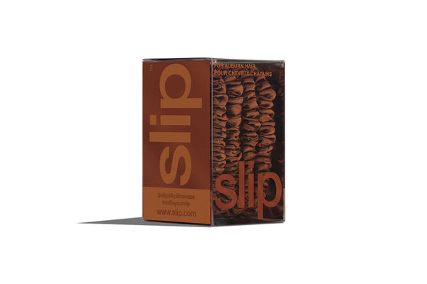 Slip Back To Basics Auburn Skinny Scrunchies