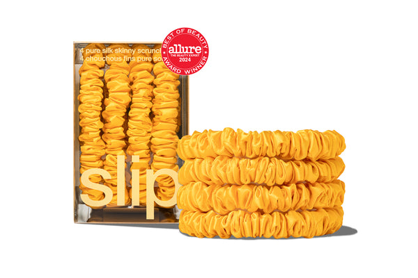 slip Back to School Golden Skinny Scrunchies