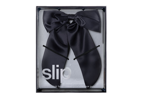 Slip Black Hair Bow