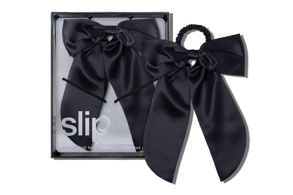 slip Black Hair Bow