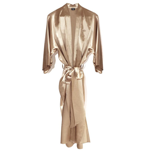 slip Caramel Long Robe