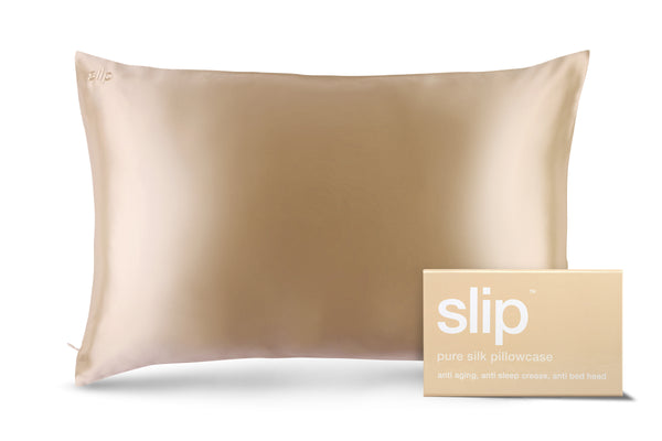 slip Caramel Queen Zippered Pillowcase