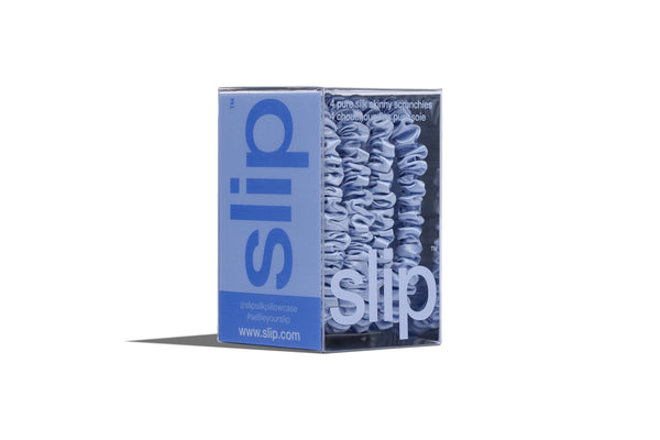 Slip Cornflower Skinny Scrunchies