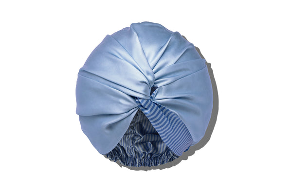 Slip Cornflower Turban