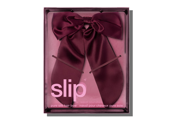 Slip Crimson Hair Bow
