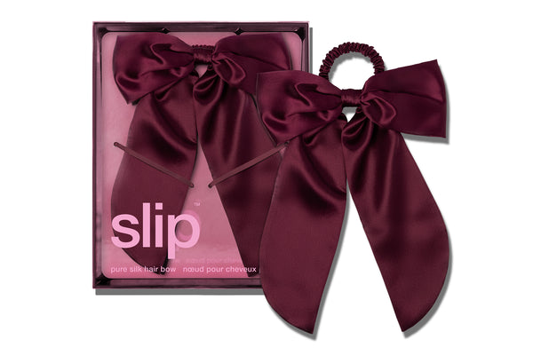 slip Crimson Hair Bow