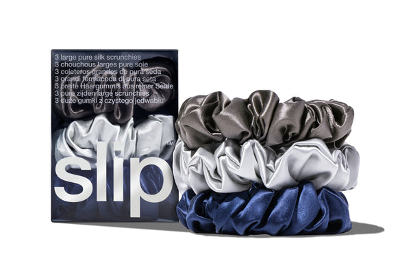 slip Midnight Large Scrunchies