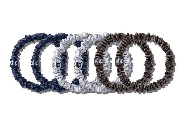 Slip Midnight Skinny Scrunchies