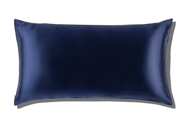 Slip Navy King Zippered Pillowcase