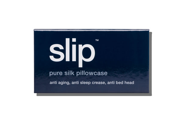 Slip Navy King Zippered Pillowcase