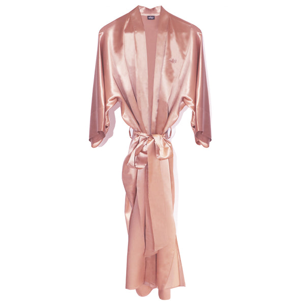 slip Pink Long Robe