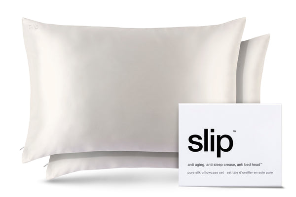slip Queen Pillowcase Duo - White (VALUE $230)