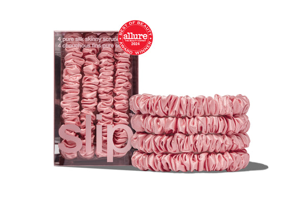 slip Rose Skinny Scrunchies