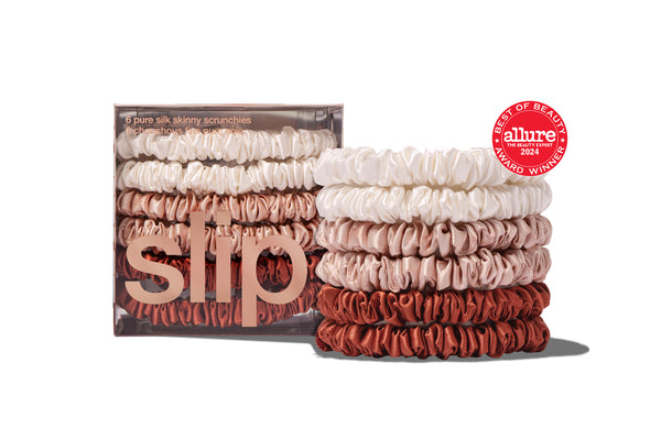 slip Rose Star Skinny Scrunchies