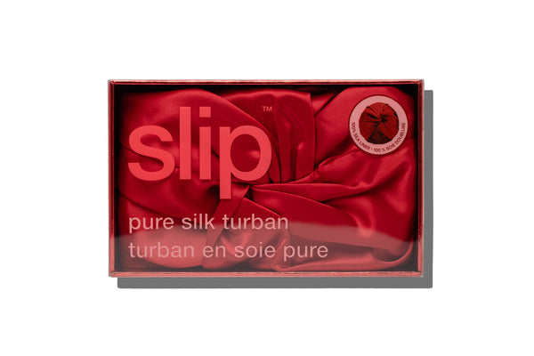 Slip Scarlet Turban